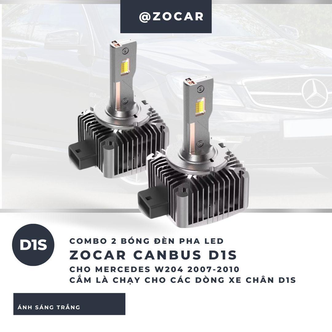 Bong den pha Zocar LED Canbus D1S